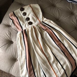 ASOS strapless cotton sundress